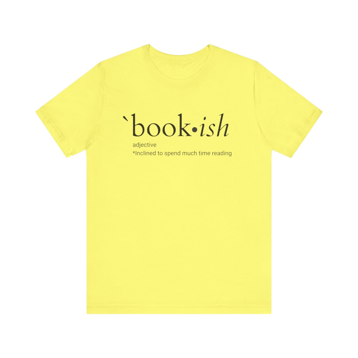 bookish-tshirt-flat-heather-yellow-flat