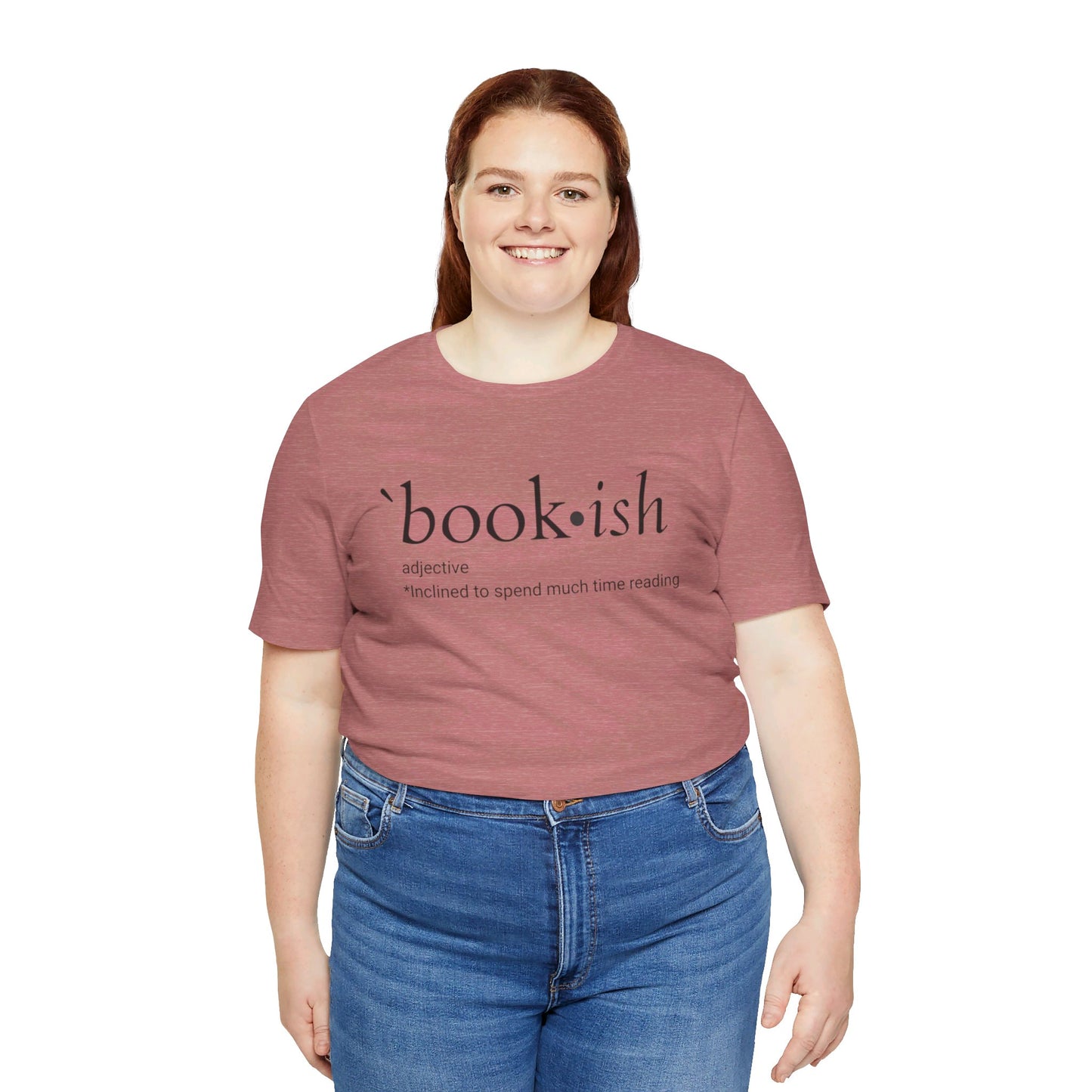 woman-wearing-bookish-tshirt-mauve