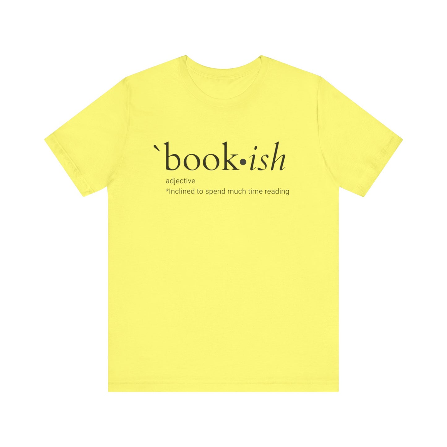 bookish-tshirt-flat-heather-yellow-flat