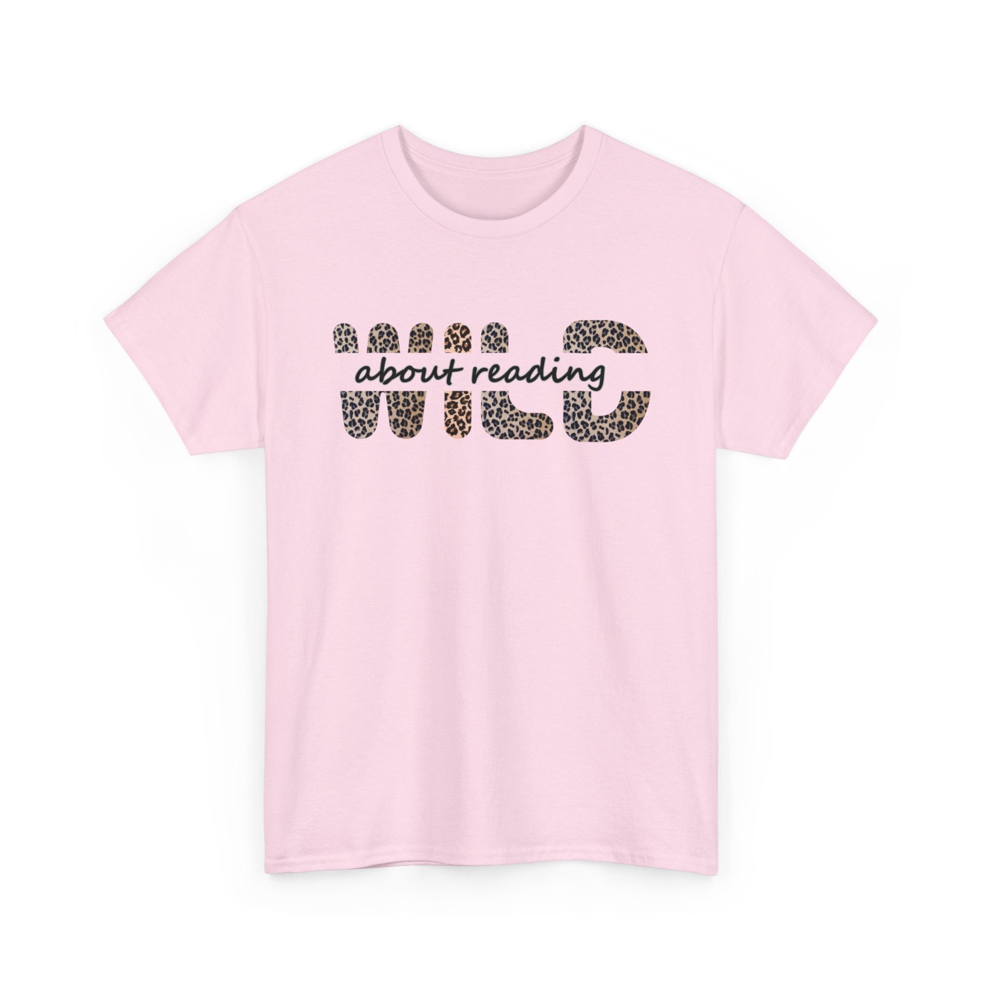 wild-about-reading-tshirt-pink-flat