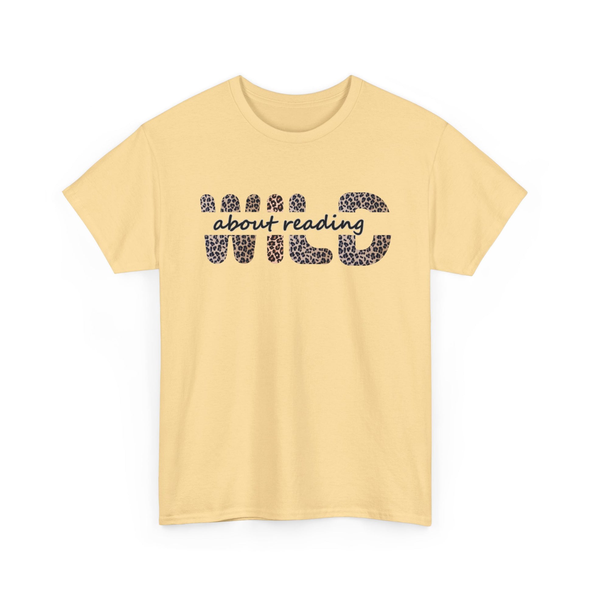 wild-about-reading-tshirt-yellow-flat